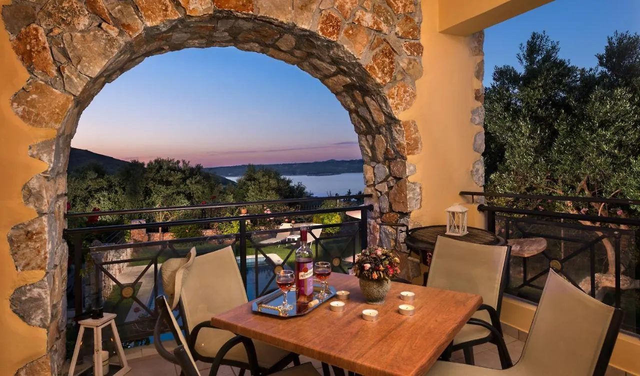 Sea View Villa Manolis With Private Pool Near The Beach Kalyves Greece